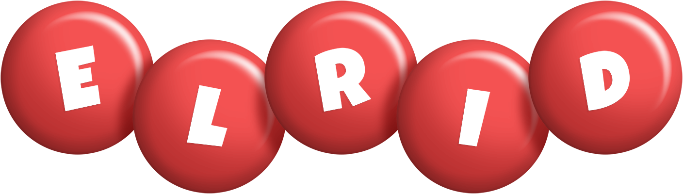 Elrid candy-red logo