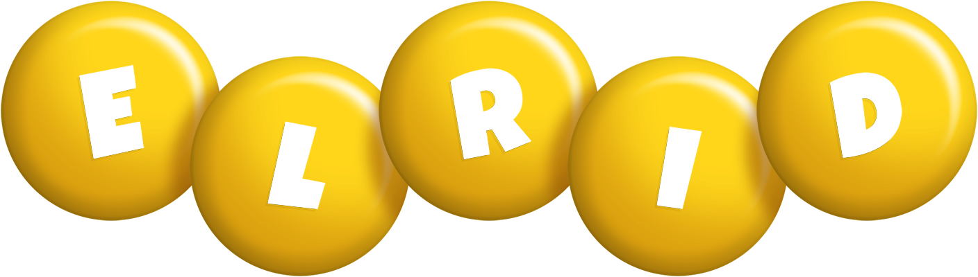 Elrid candy-yellow logo