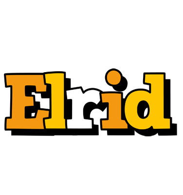 Elrid cartoon logo