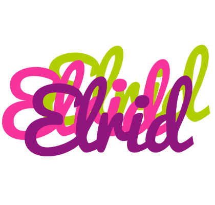 Elrid flowers logo