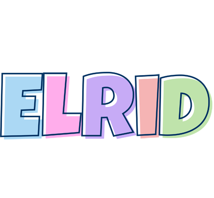Elrid pastel logo