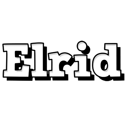 Elrid snowing logo