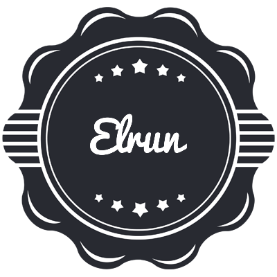 Elrun badge logo