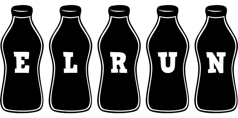 Elrun bottle logo