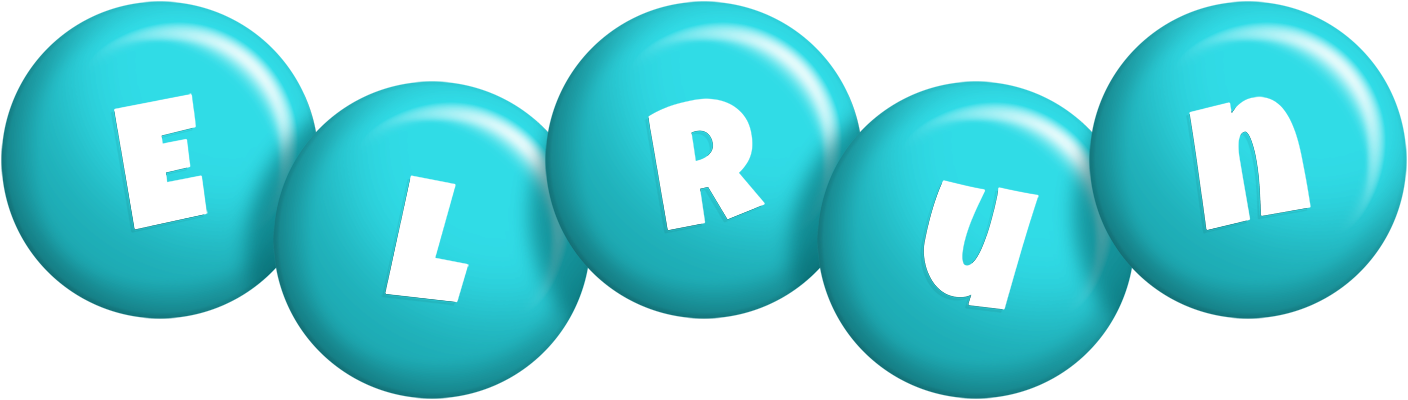 Elrun candy-azur logo