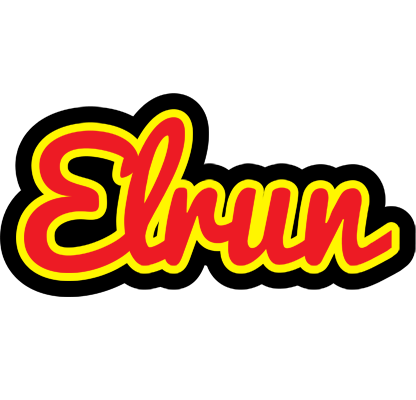 Elrun fireman logo