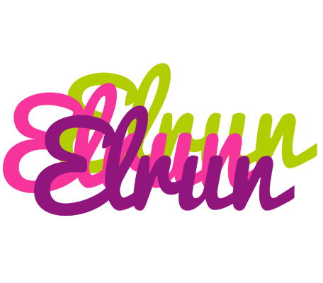 Elrun flowers logo