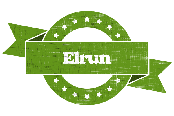 Elrun natural logo