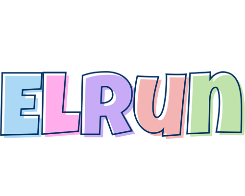 Elrun pastel logo