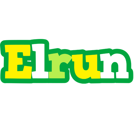 Elrun soccer logo