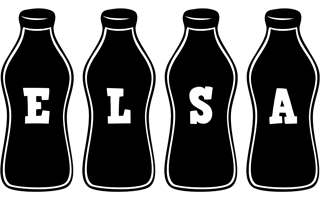 Elsa bottle logo