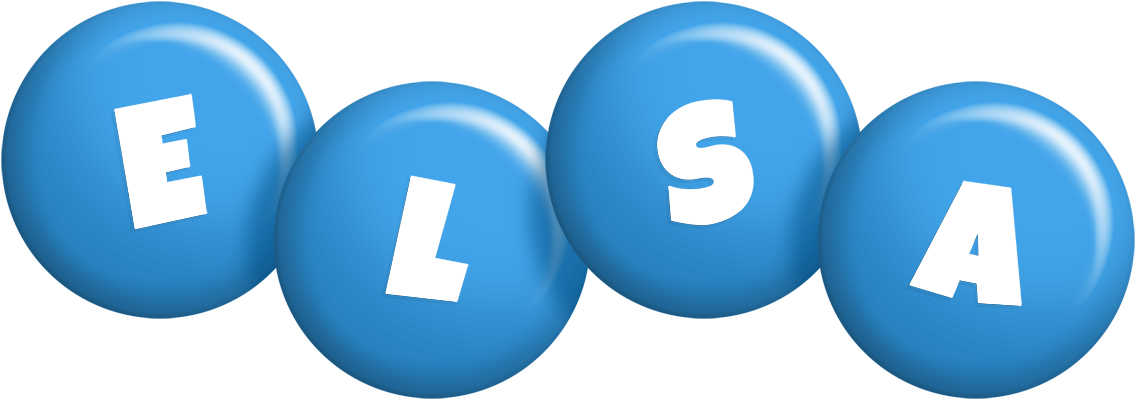 Elsa candy-blue logo