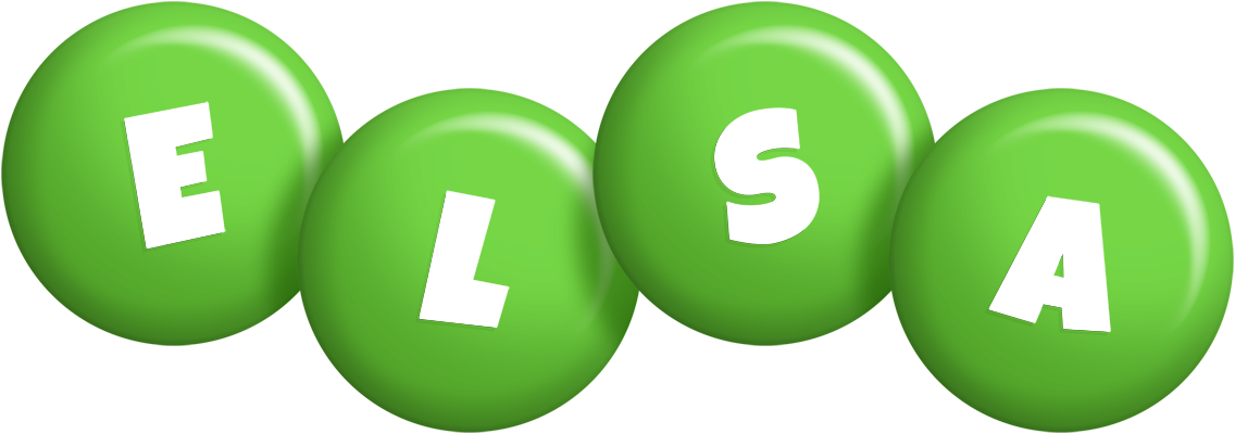 Elsa candy-green logo