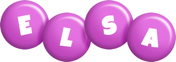 Elsa candy-purple logo