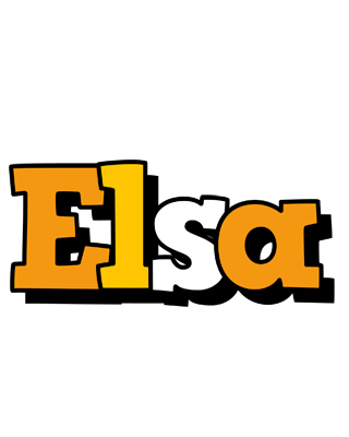 Elsa cartoon logo
