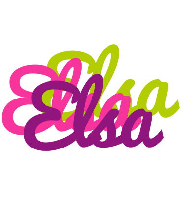 Elsa flowers logo