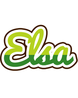 Elsa golfing logo