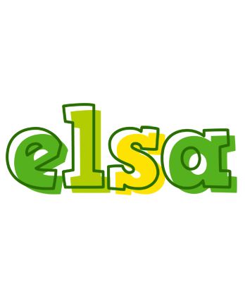 Elsa juice logo