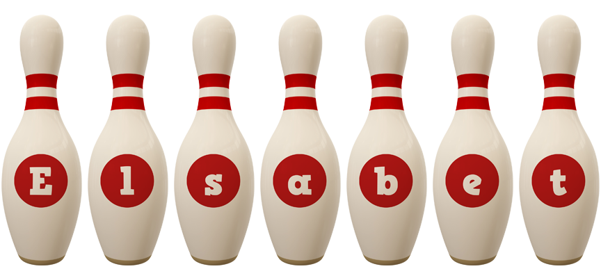 Elsabet bowling-pin logo