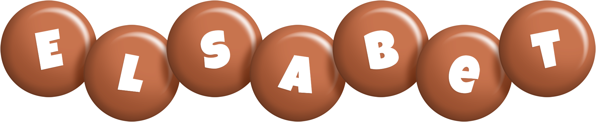 Elsabet candy-brown logo
