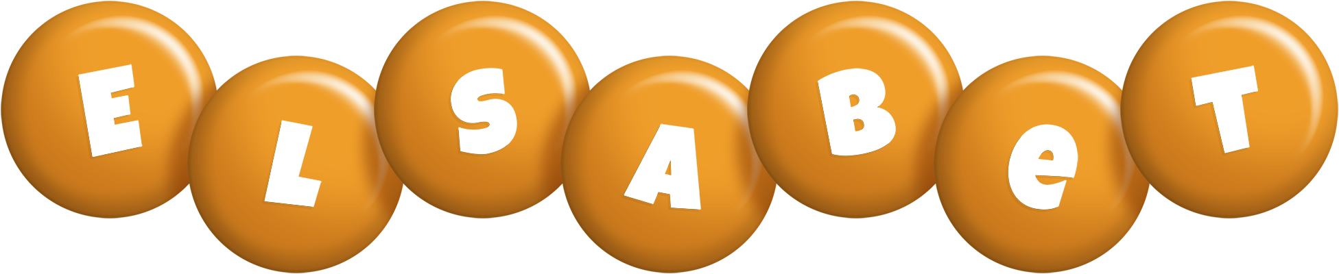 Elsabet candy-orange logo