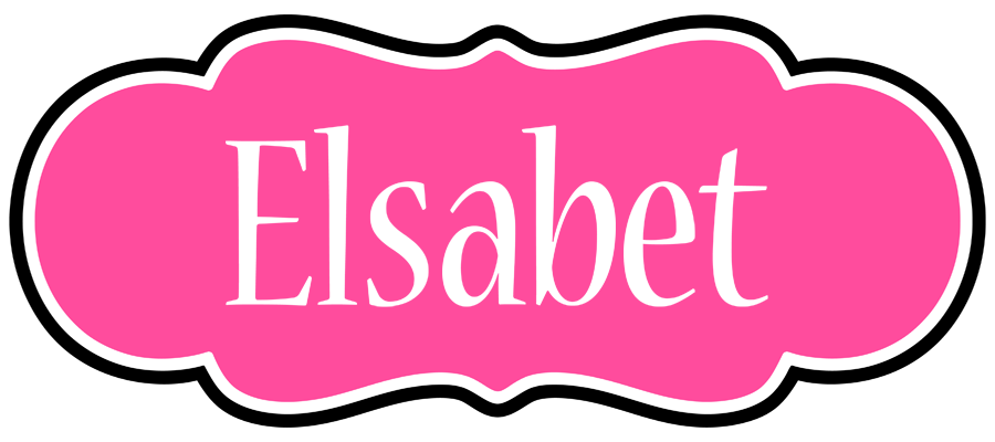 Elsabet invitation logo