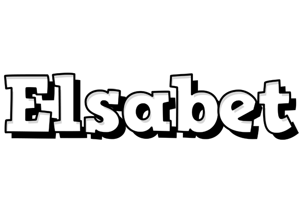 Elsabet snowing logo
