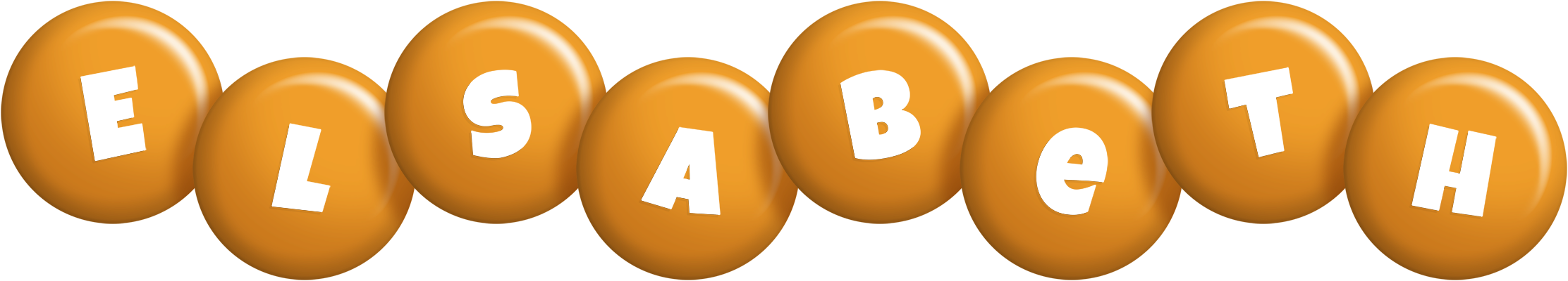 Elsabeth candy-orange logo