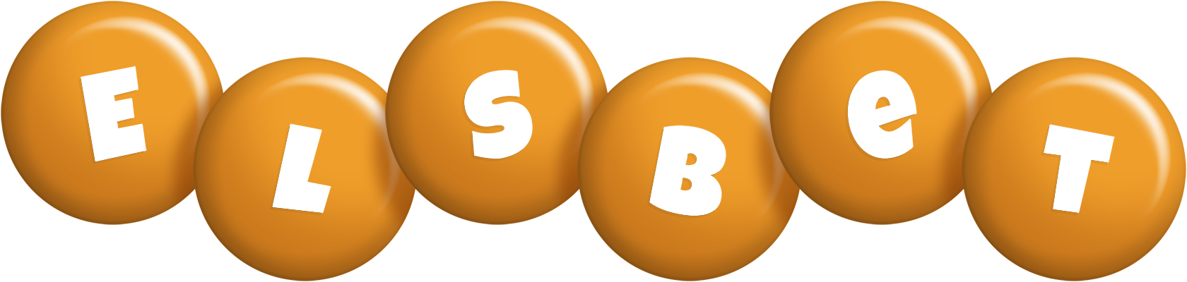 Elsbet candy-orange logo
