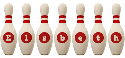 Elsbeth bowling-pin logo