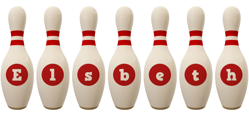 Elsbeth bowling-pin logo