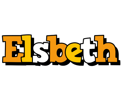 Elsbeth cartoon logo