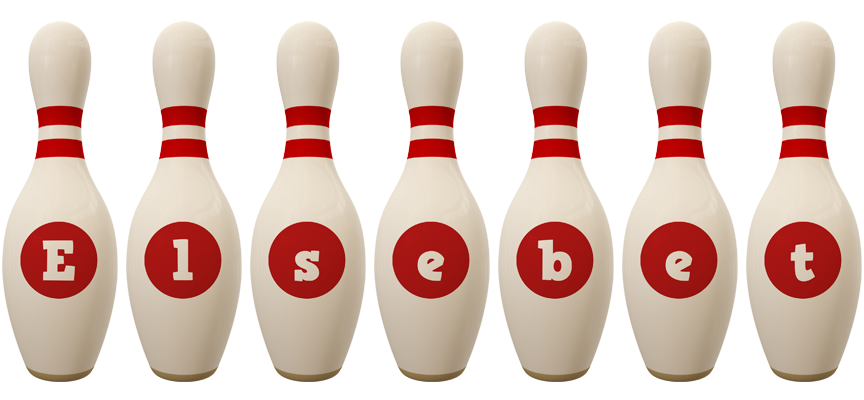 Elsebet bowling-pin logo