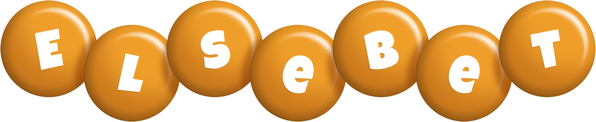 Elsebet candy-orange logo