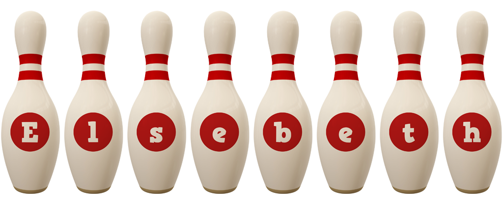 Elsebeth bowling-pin logo