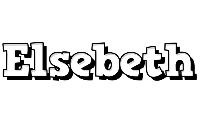Elsebeth snowing logo