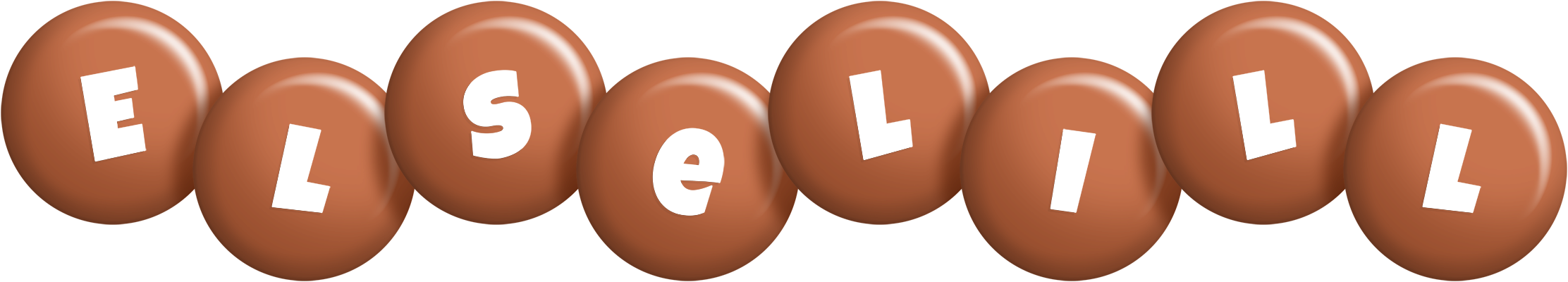 Elselill candy-brown logo