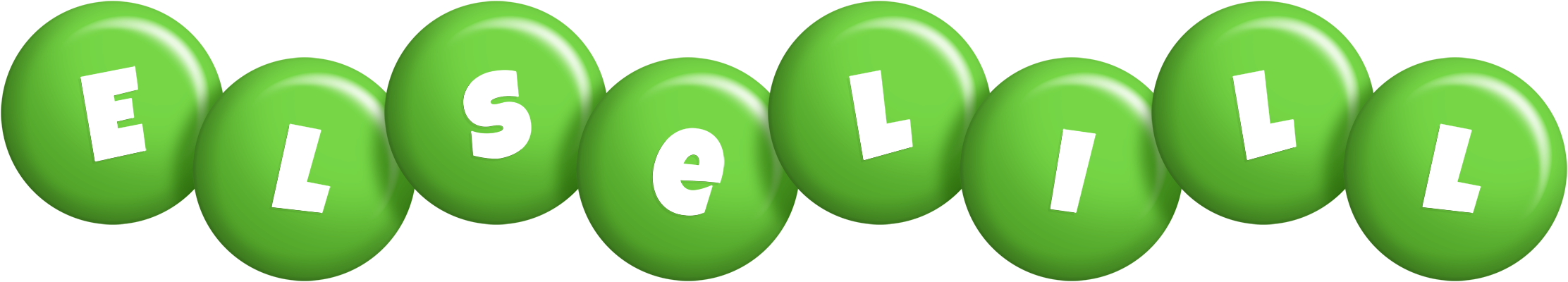 Elselill candy-green logo