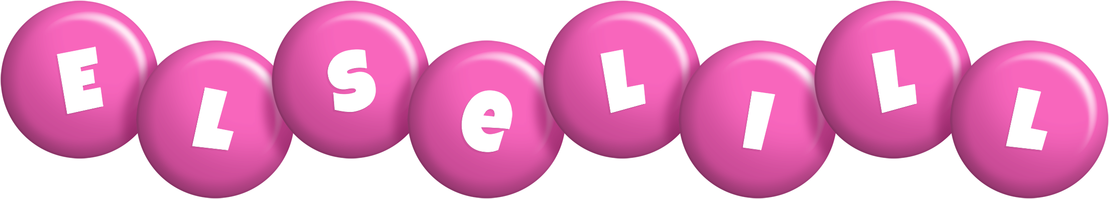 Elselill candy-pink logo