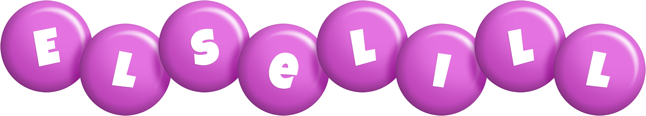 Elselill candy-purple logo