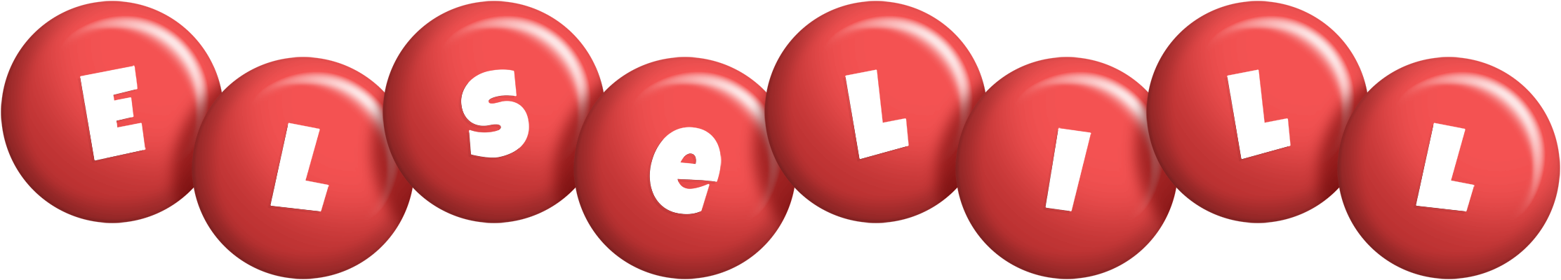 Elselill candy-red logo