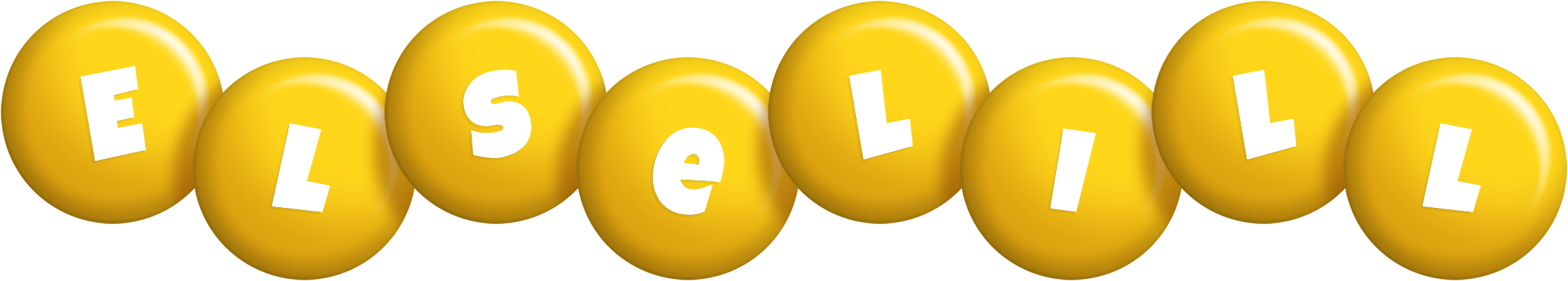 Elselill candy-yellow logo