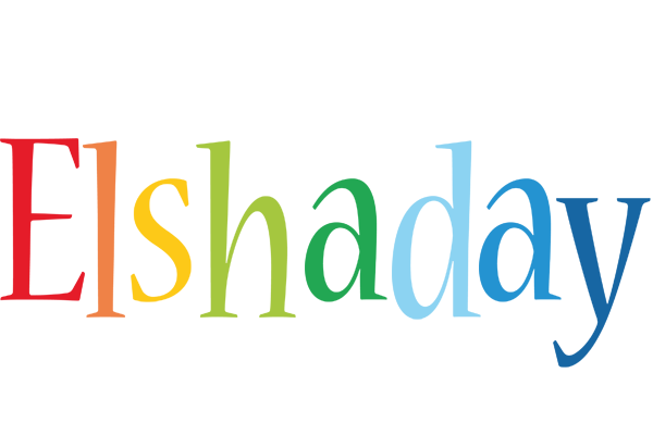 Elshaday birthday logo