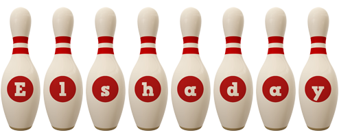 Elshaday bowling-pin logo