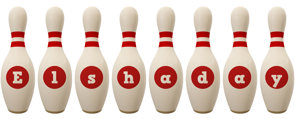 Elshaday bowling-pin logo