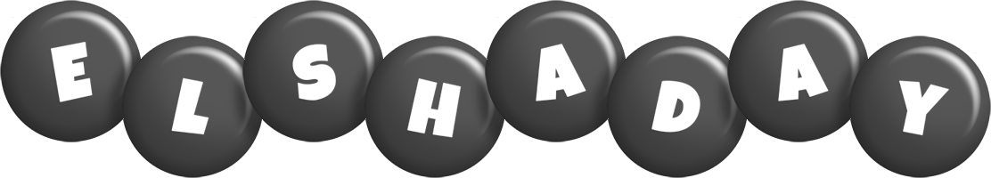 Elshaday candy-black logo
