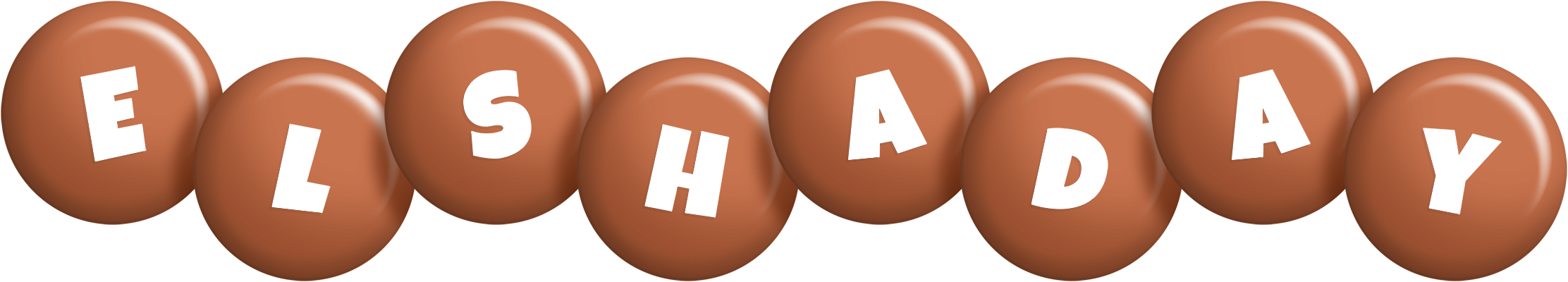 Elshaday candy-brown logo
