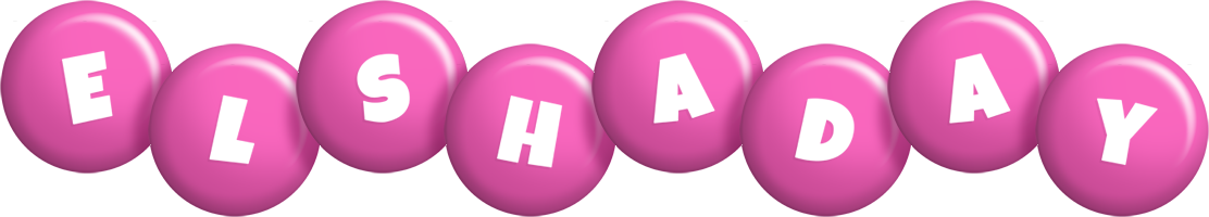 Elshaday candy-pink logo