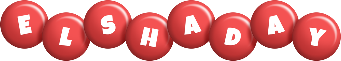 Elshaday candy-red logo