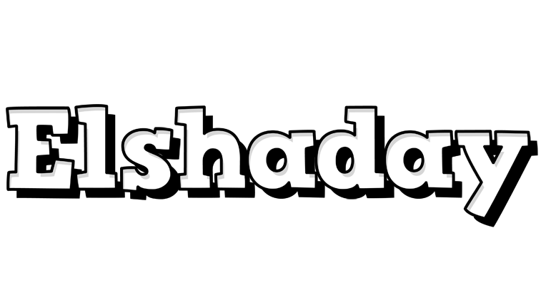 Elshaday snowing logo